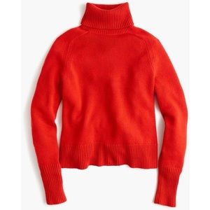 J. Crew Turtleneck Ribbed Cashmere Sweater